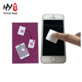 Cleaning mobile phone screen sticky microfiber wipe cleaner